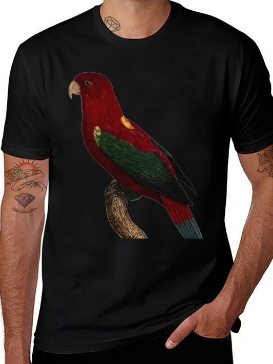 Parrot Graphic Tee - Mens Black T-Shirt