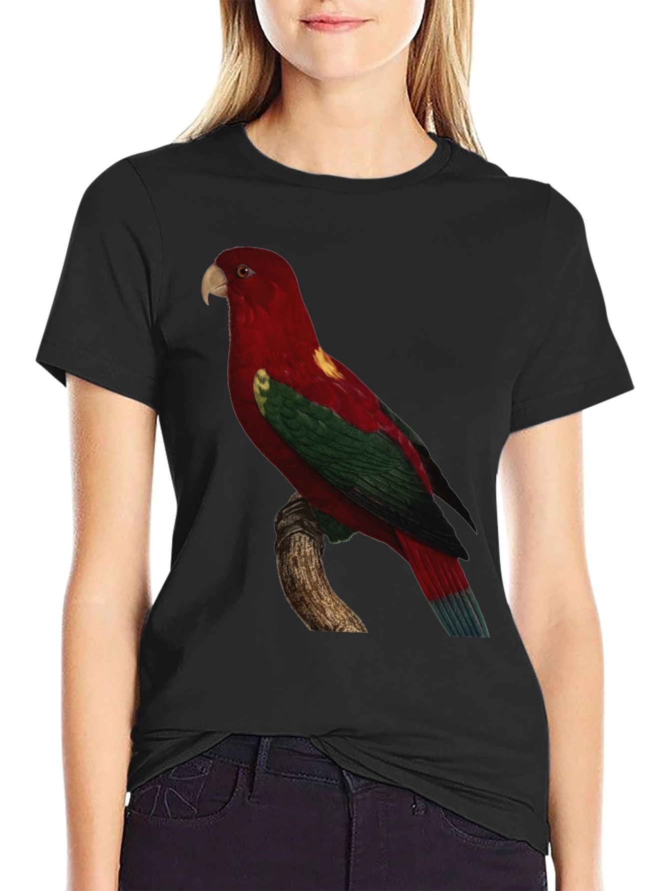 Parrot Graphic Tee - Mens Black T-Shirt