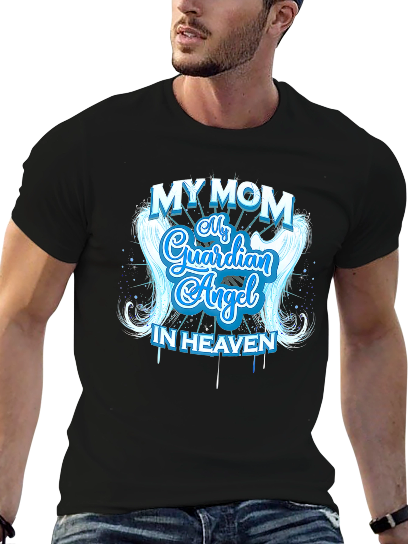 My Mom My Guardian Angel In Heaven T-Shirt
