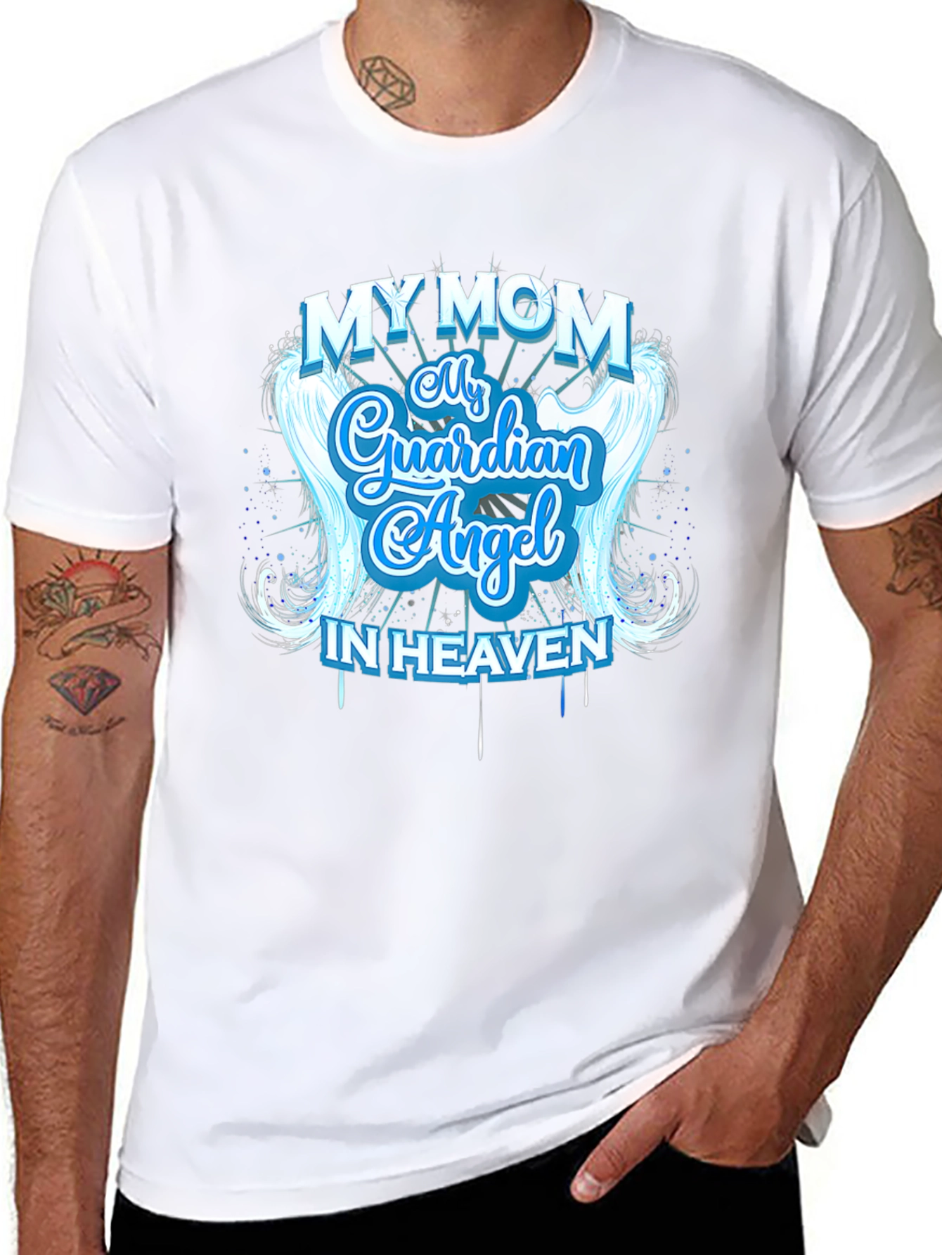 My Mom My Guardian Angel In Heaven T-Shirt