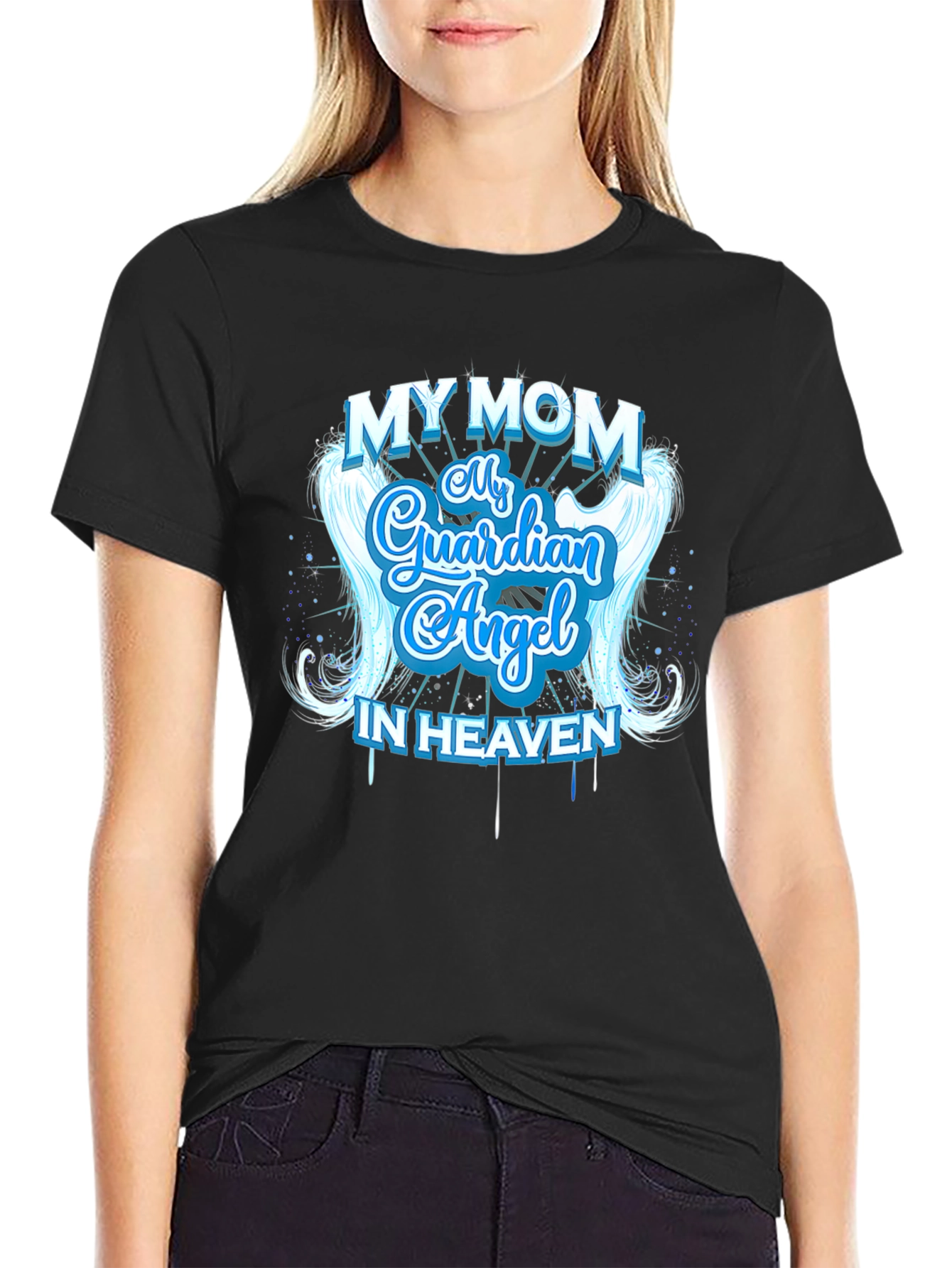My Mom My Guardian Angel In Heaven T-Shirt