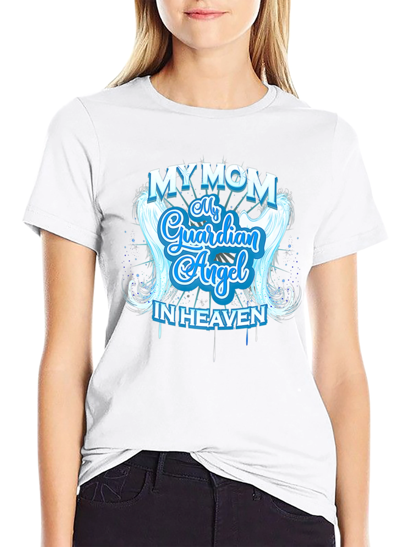My Mom My Guardian Angel In Heaven T-Shirt