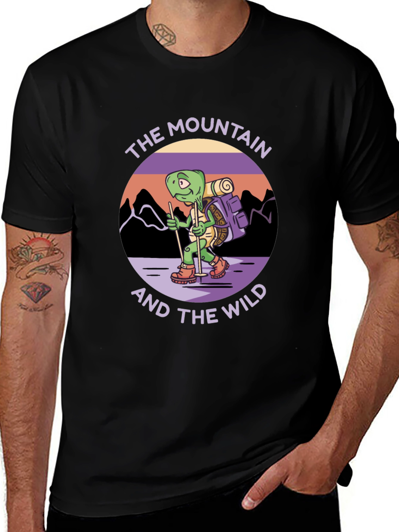 Mountain & Wild Turtle Hiking T-Shirt