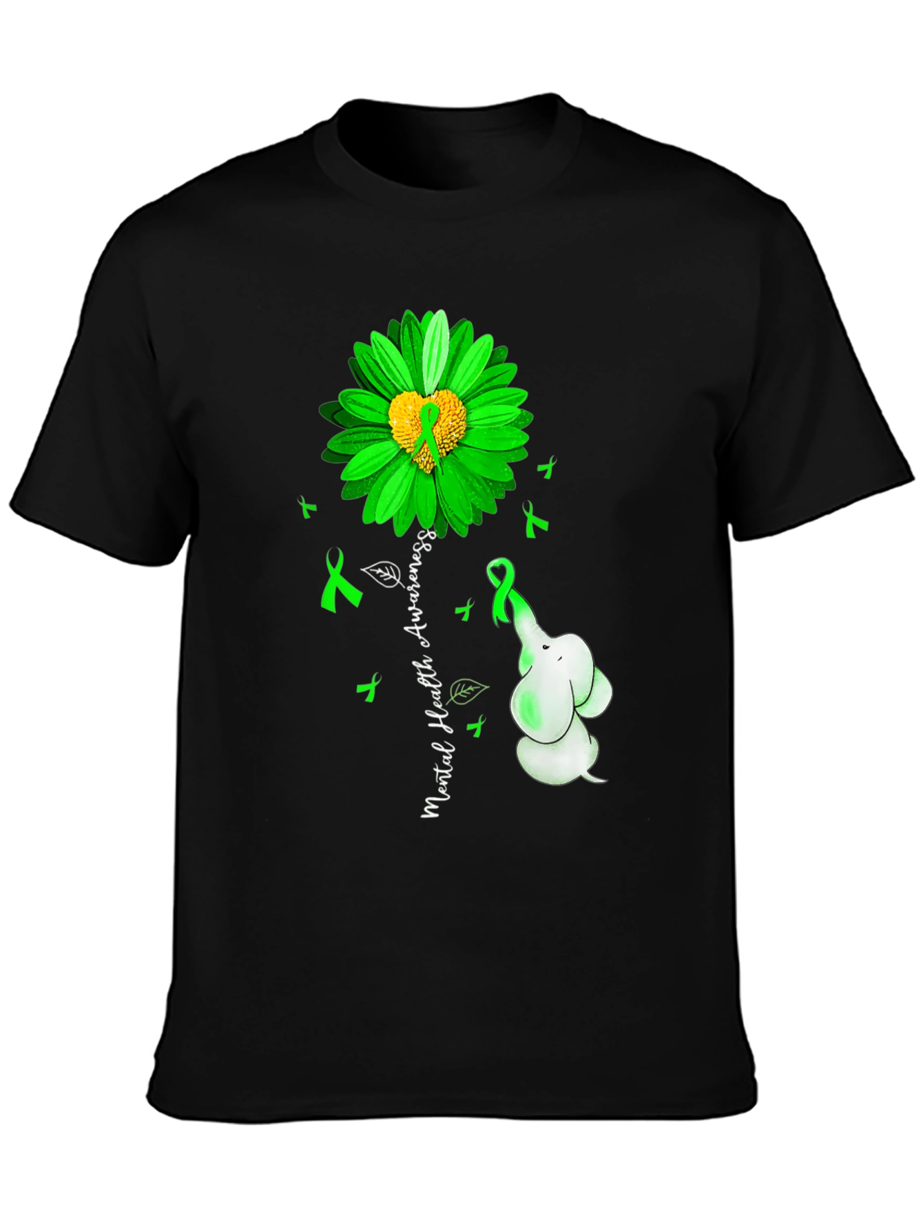 Mental Health Awareness Elephant T-Shirt