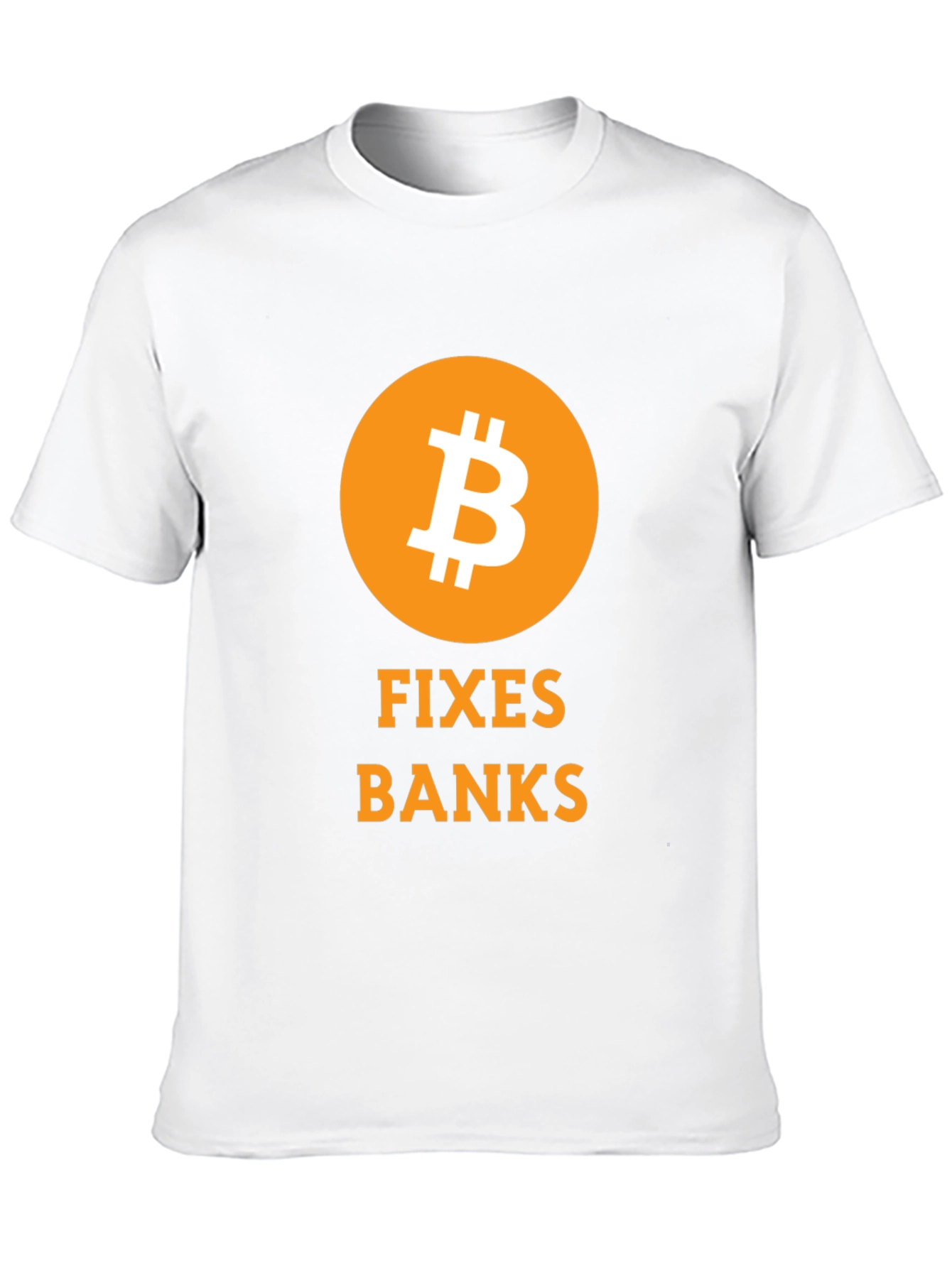 Bitcoin Fixes Banks Black T-Shirt