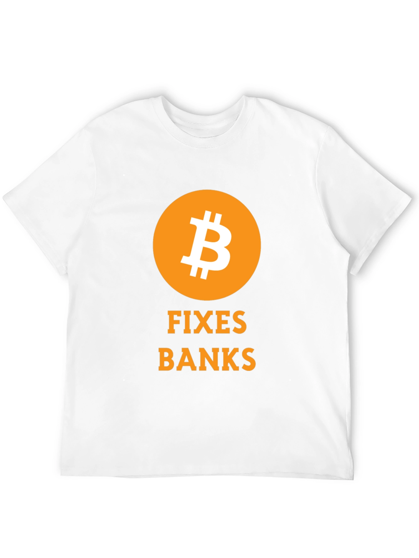 Bitcoin Fixes Banks Black T-Shirt