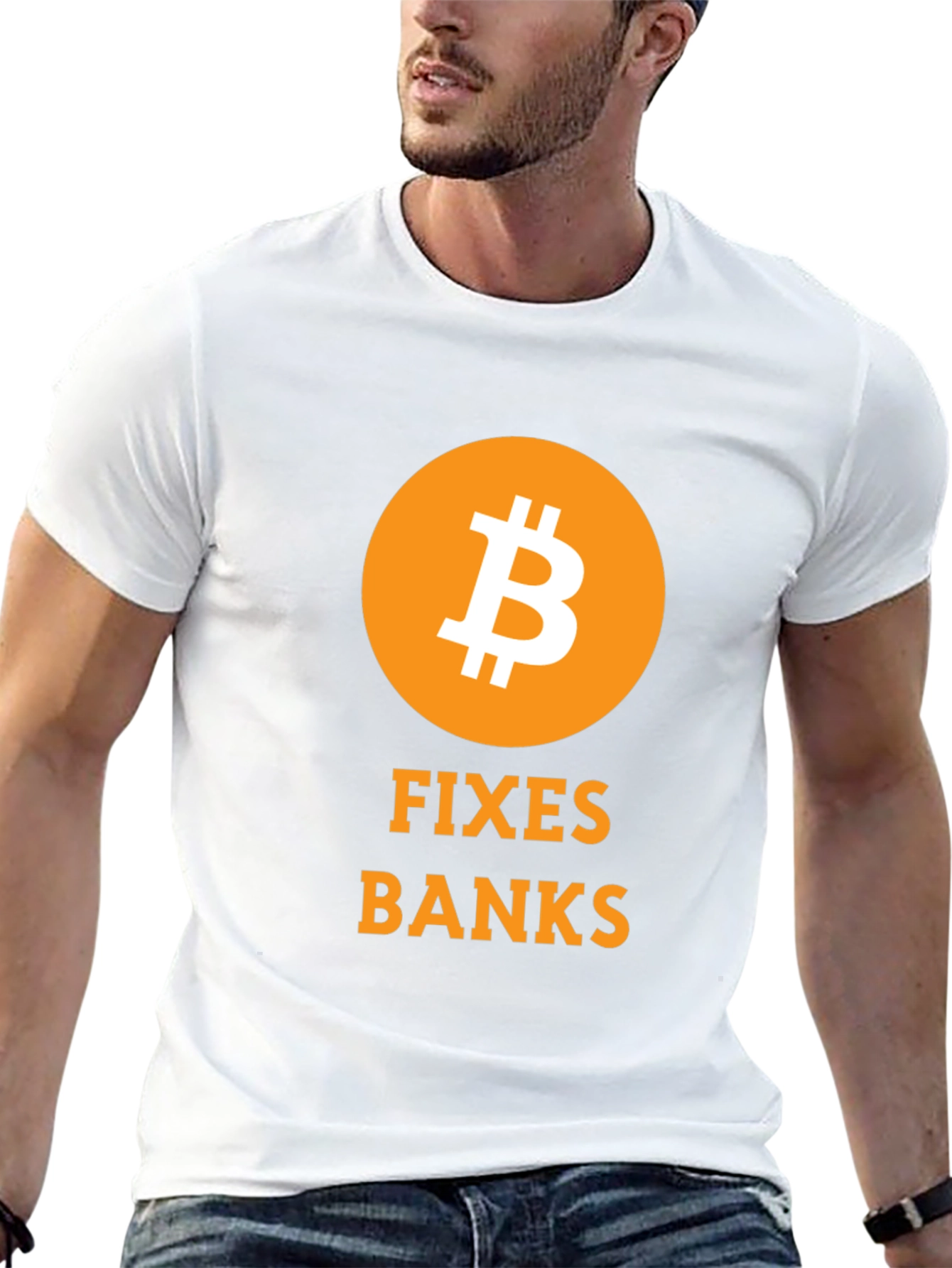 Bitcoin Fixes Banks Black T-Shirt