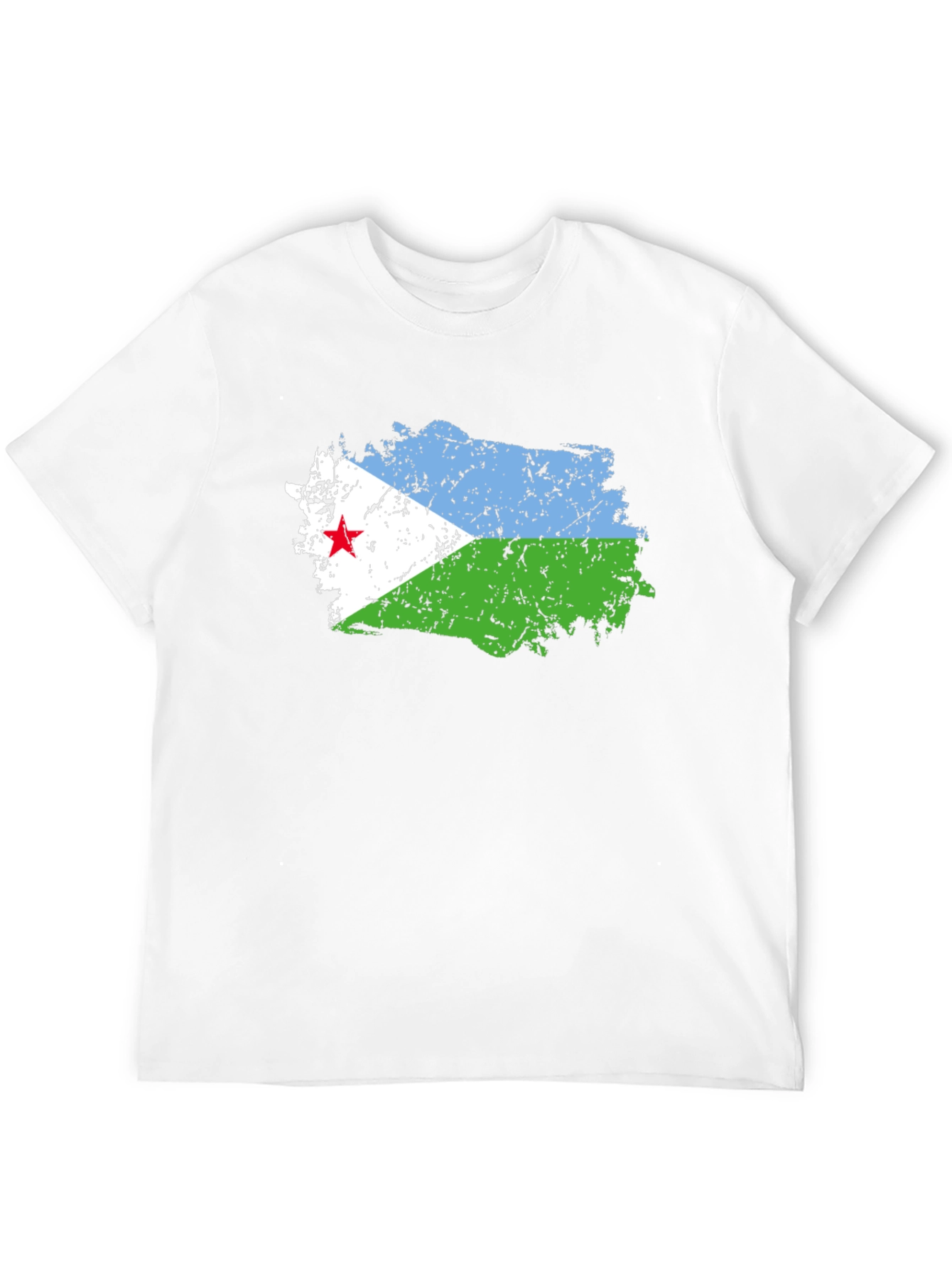 Djibouti Flag T-Shirt - Black Graphic Tee