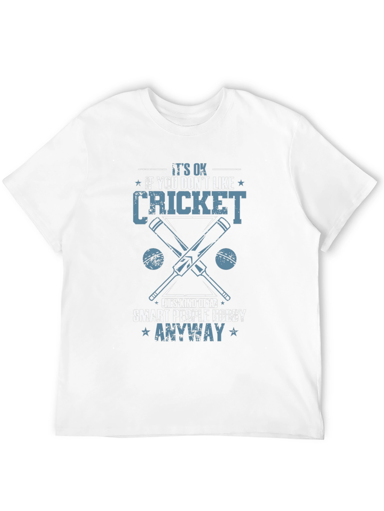 Funny Cricket Lover T-Shirt: Smart People Hobby Tee