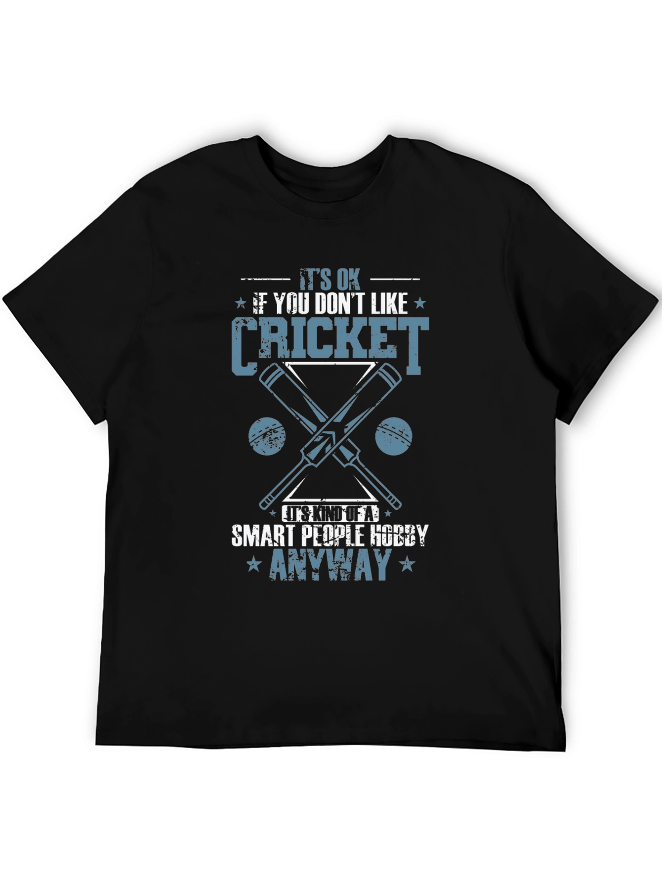 Funny Cricket Lover T-Shirt: Smart People Hobby Tee