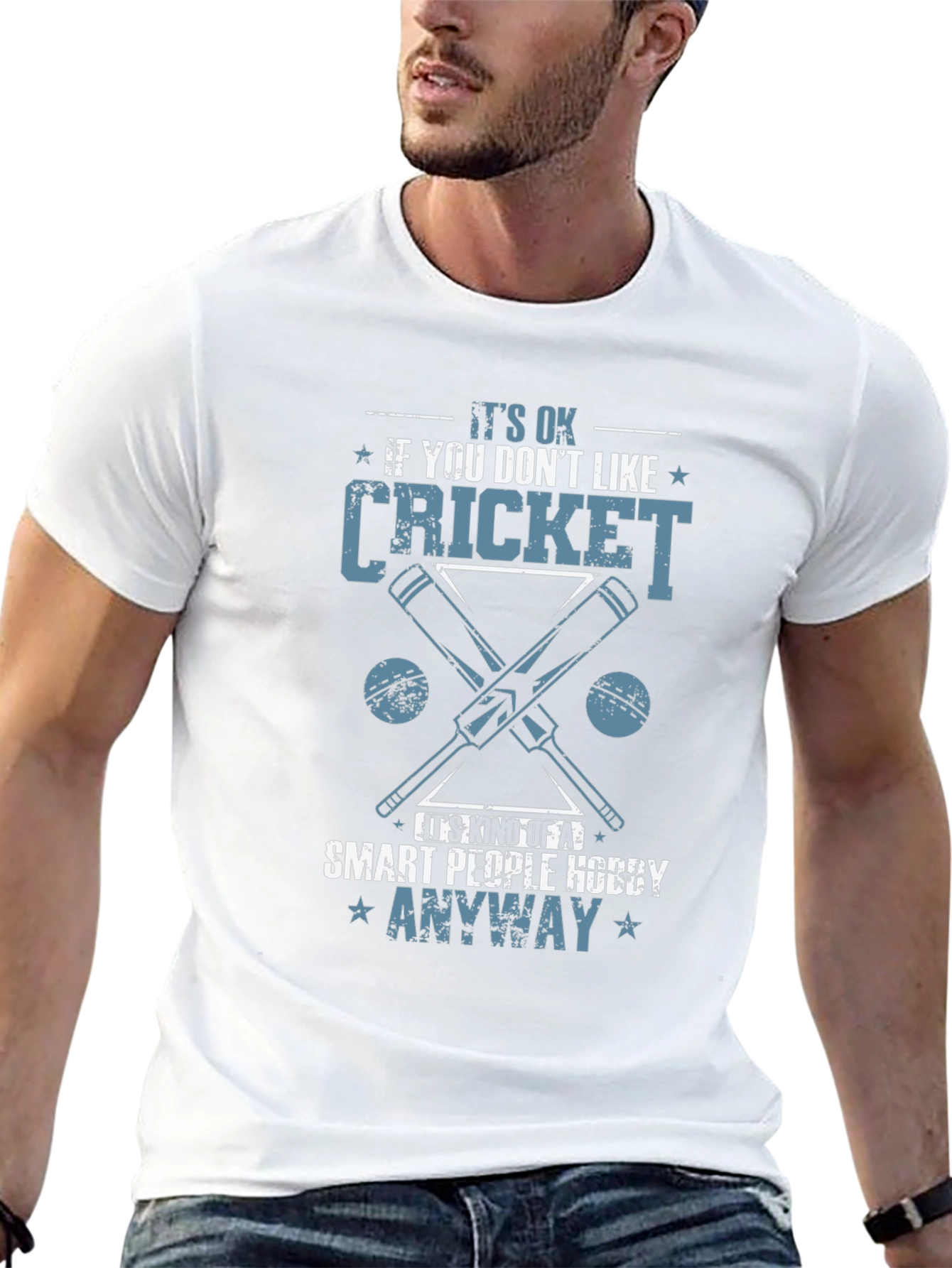 Funny Cricket Lover T-Shirt: Smart People Hobby Tee