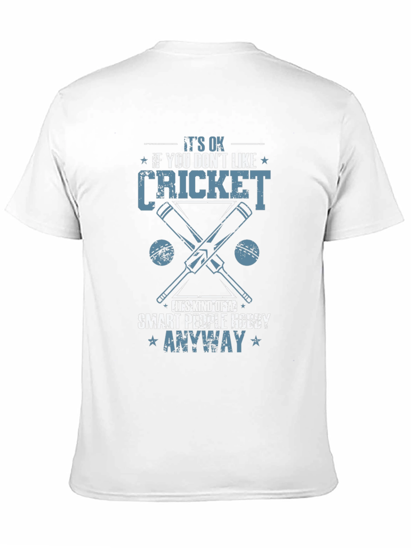 Funny Cricket Lover T-Shirt: Smart People Hobby Tee