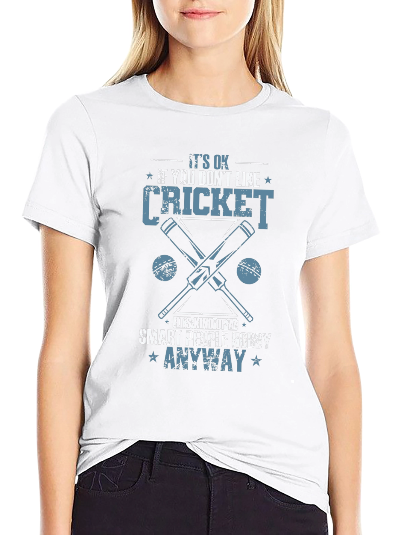 Funny Cricket Lover T-Shirt: Smart People Hobby Tee